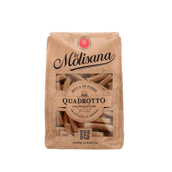 MOLISANA PASTA WHOLEMEAL QUADROTTO N.88 500 GR (12 in a box)