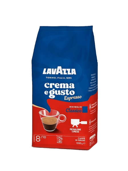 LAVAZZA COFFEE BEANS CREMA E GUSTO ESPRESSO CLASSIC 1 KG (6 in a box)