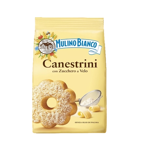 MULINO BIANCO BISCOTTI CANESTRINI 200 GR (10 IN A BOX)