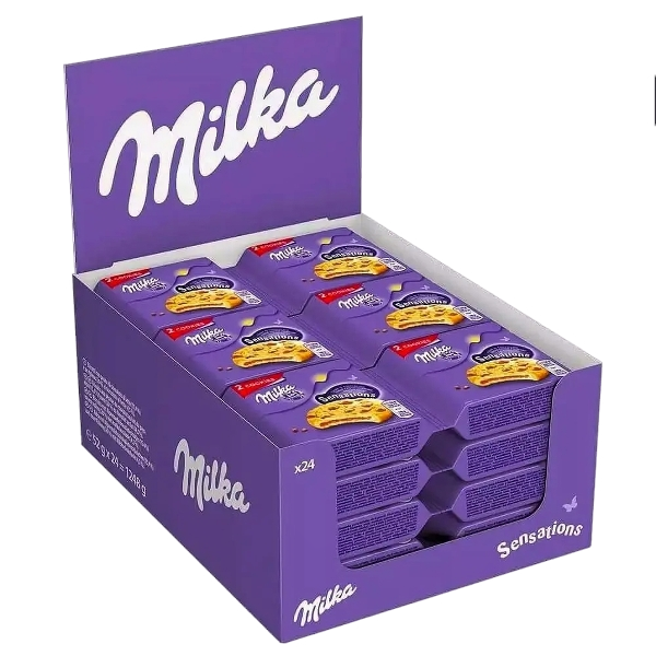 MILKA EXPO COOKIES SENSATIONS 52 GR (24 in a box)
