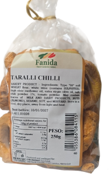 FANIDA TARALLI CHILI PEPPER WITH EXTRA VIRGIN OLIVE OIL 250 GR (16 in a box)