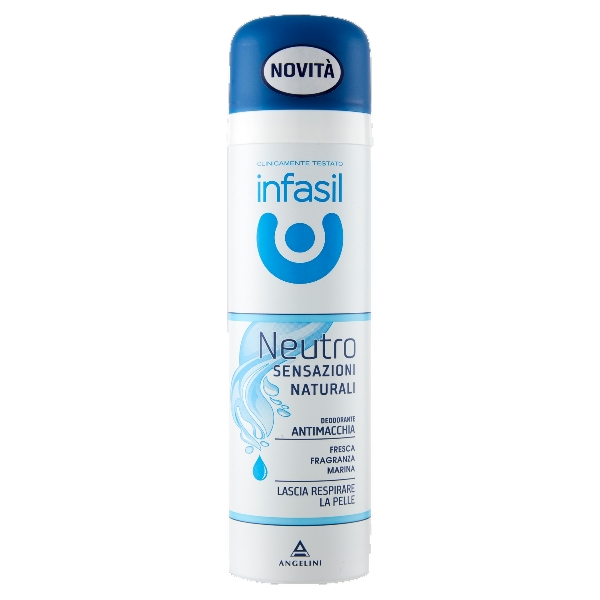 INFASIL DEO NEUTRO SENSAZIONI NATURALI SPRAY 150 ML (6 in a box)