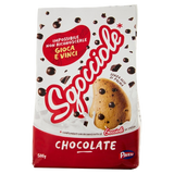 PAVESI BISCOTTI GOCCIOLE CHOCOLATE 500 GR (12 in a box)