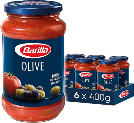 BARILLA PASTA SAUCE OLIVE 400 GR (6 in a box)