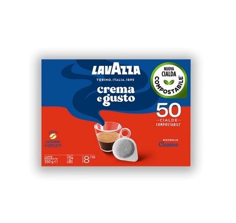 LAVAZZA COFFEE PODS ESE 44 MM CREMA E GUSTO CLASSICO X50 350 GR (4 in a box)