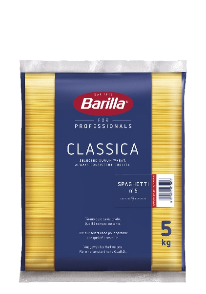 BARILLA PASTA DI SEMOLA SPAGHETTI N.5 5 KG (3 in a box)