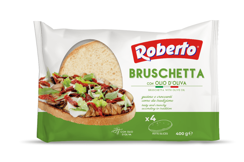ROBERTO BREAD BRUSCHETTA X4 400 GR (8 in a box)