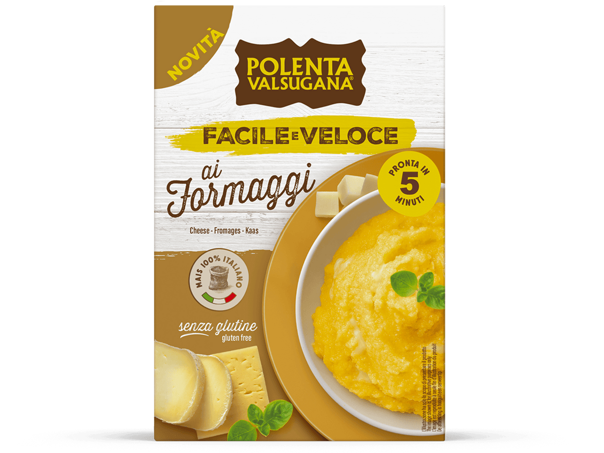 VALSUGANA POLENTA CHEESE 80 GR (16 in a box)