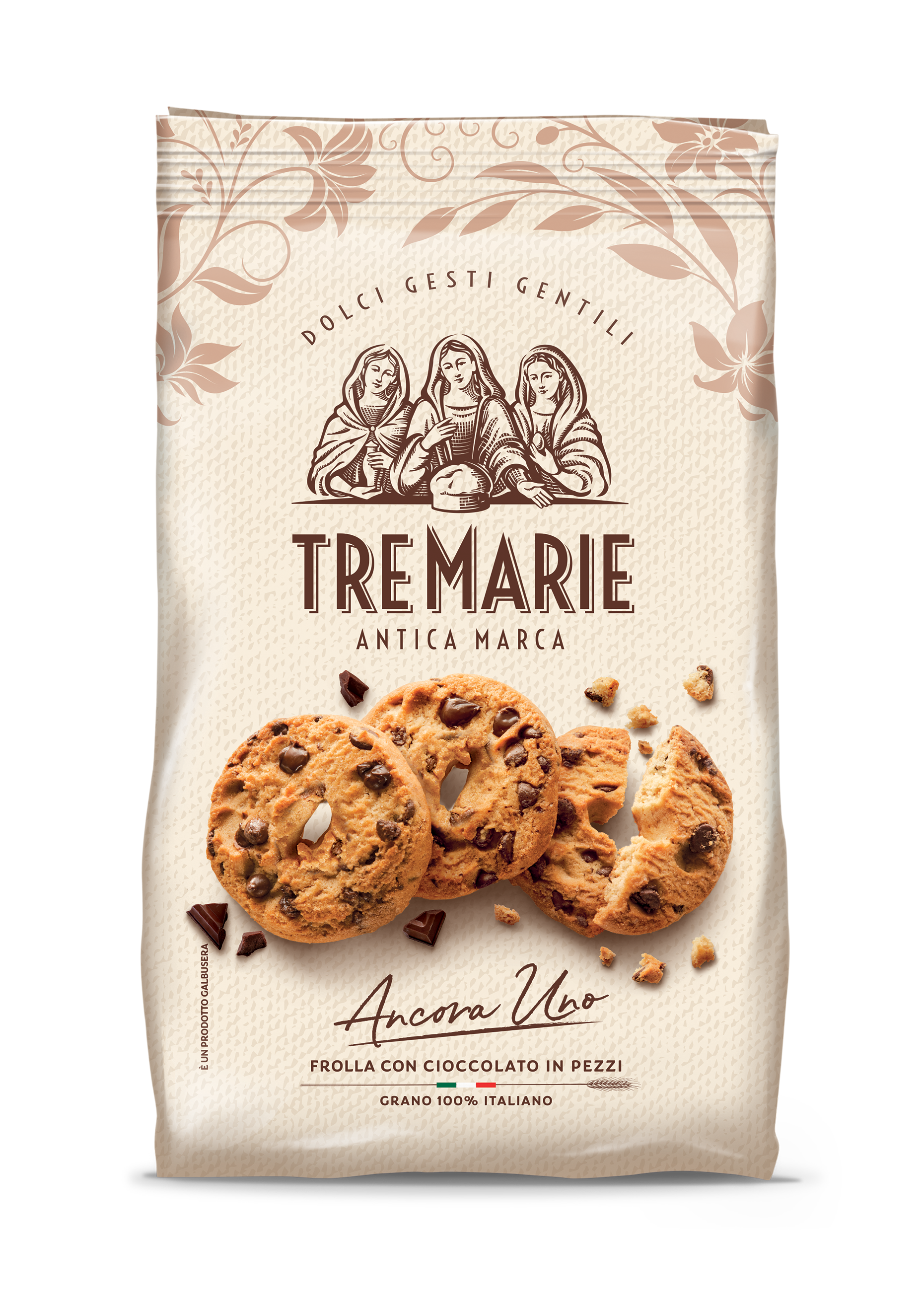 TRE MARIE BISCOTTI ANCORA UNO FROLLINO CIOCCOLATO IN PEZZI 350 GR (12 –   - The best E-commerce of Italian Food in UK