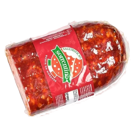 SALUMIFICIO SORRENTINO SALAME SPIANATA SPICY £13.60 AL KG (APPROX. 3.5 KG) PROMO £12.44