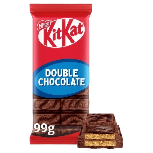 KIT KAT CHOCOLATE BAR DOUBLE CHOCOLATE 99 GR (15 in a box)