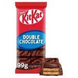 KIT KAT CHOCOLATE BAR DOUBLE CHOCOLATE 99 GR (15 in a box)