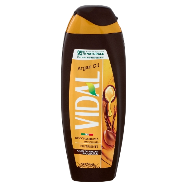 VIDAL SHOWER BATH NUTRIENTE ARGAN OIL 750 ML (12 in a box)