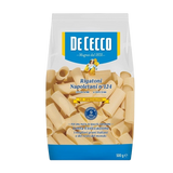 DE CECCO PASTA DI SEMOLA FORMATI SPECIALI RIGATONI NAPOLETANI N.124 500 GR (12 in a box)