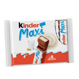 KINDER SNACK BARS MAXI CHOCOLATE T.6 126 GR (20 in a box)