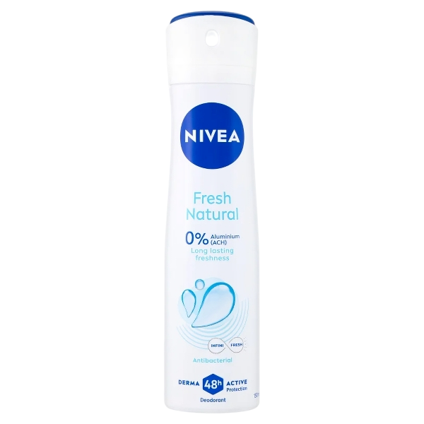 NIVEA DEO FRESH NATURAL 0% 48H SPRAY 150 ML (6 in a box)