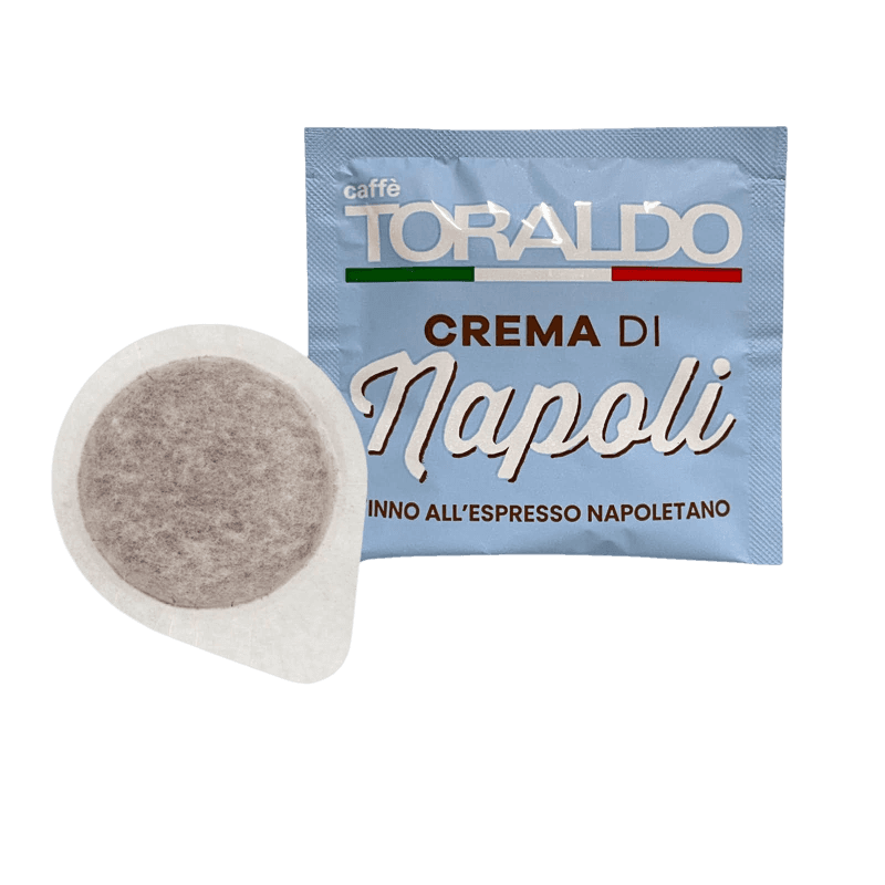 TORALDO CAFFE' CIALDE ESE 44 MM CREMA DI NAPOLI X50 (8 in a box) –   - The best E-commerce of Italian Food in UK