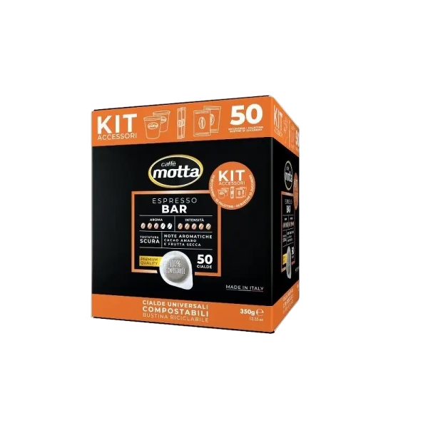 MOTTA COFFEE PODS ESE 44 MM ESPRESSO BAR + KIT X50 (4 in a box)