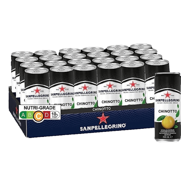 SAN PELLEGRINO CHINO' CHINOTTO CANS 330 ML (24 in a box)