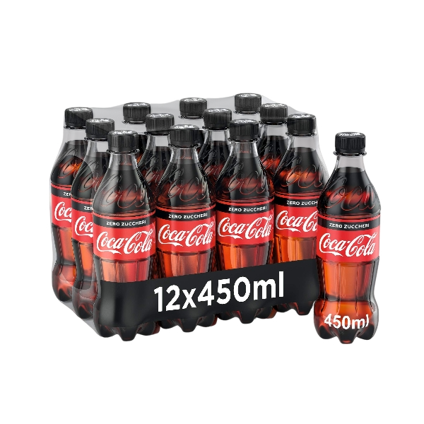 COCA COLA ZERO SUGAR PET 450 ML (12 in a box)