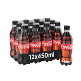 COCA COLA ZERO SUGAR PET 450 ML (12 in a box)