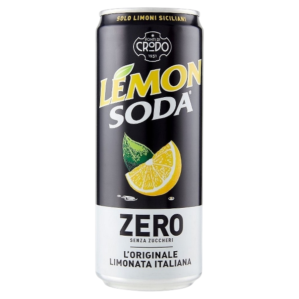 LEMONSODA ZERO DRINK LEMON CANS 330 ML (24 in a box)