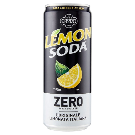 LEMONSODA ZERO DRINK LEMON CANS 330 ML (24 in a box)