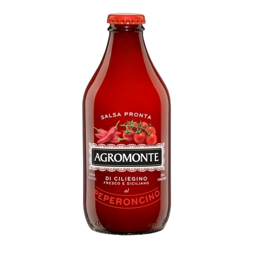 AGROMONTE PASTA SAUCE CHERRY TOMATOES AND CHILI 330 GR (12 in a box)