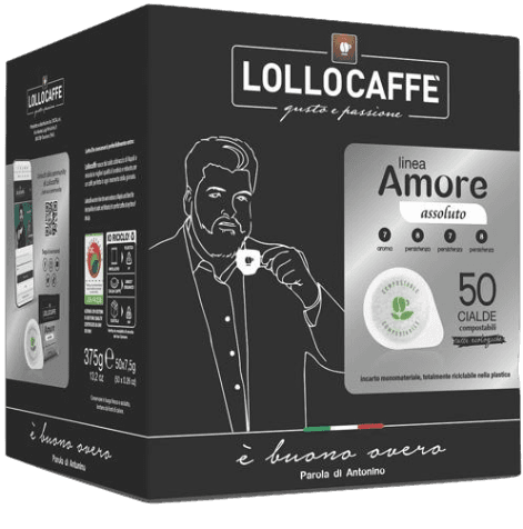 LOLLO COFFEE PODS ESE 44 MM AMORE ASSOLUTO X50 (1 in a box)
