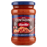 BARILLA PASTA SAUCE RAGU' CONTADINO WITH RED WINE 300 GR (8 in a box)
