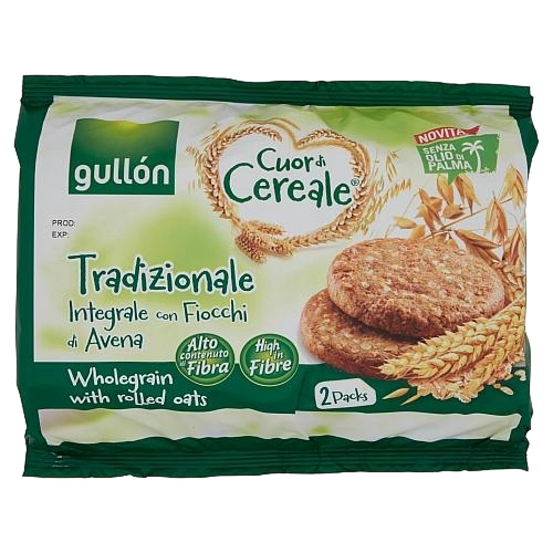 GULLON BISCOTTI CUOR DI CEREALE TRADIZIONALE X2 560 GR (8 in a box)
