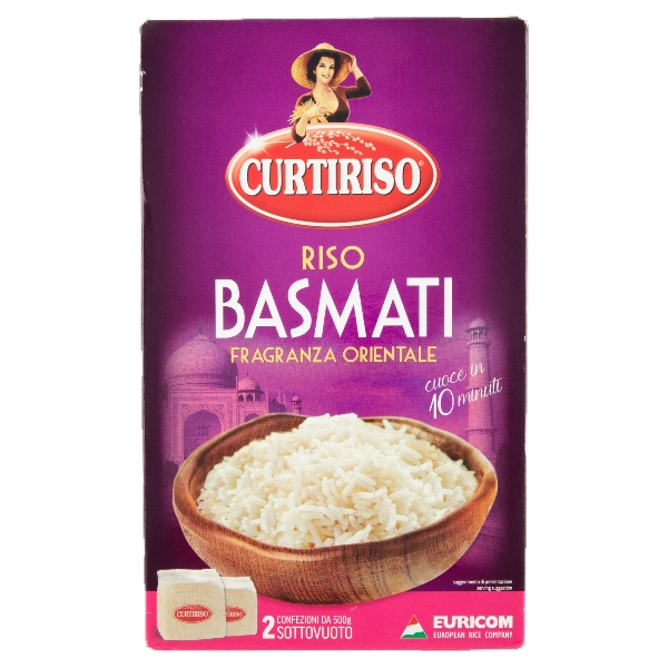 CURTIRISO RICE BASMATI 1 KG (10 in a box)