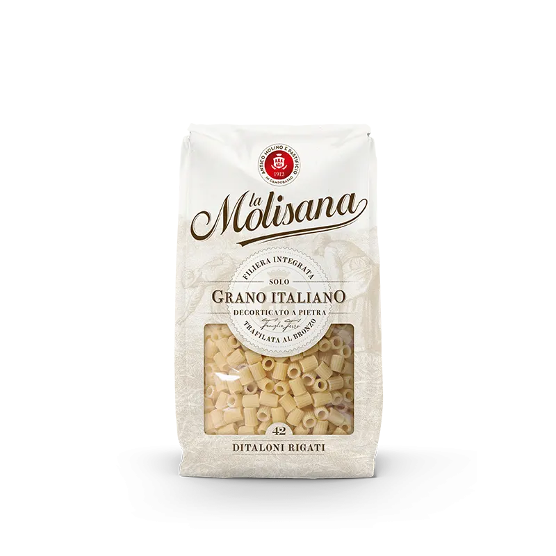 MOLISANA PASTA DI SEMOLA DITALONI RIGATI N.42 500 GR (24 in a box)