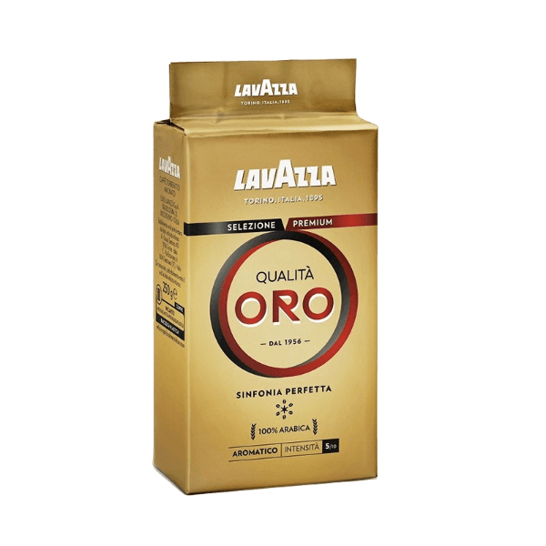 LAVAZZA COFFEE GROUND PREMIUM QUALITY GOLD 100% ARABICA 250 GR (20 in a box)