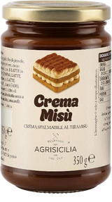 AGRISICILIA SPREAD CREAM CREMAMISU'350 GR (6 in a box)
