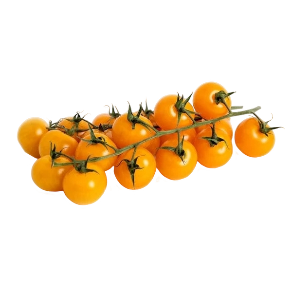 FRESH VEGETABLES TOMATO CHERRY ON THE VINE ORANGE £8.31 AL KG (APPROX 4.25 KG) - ONLY LONDON AREA