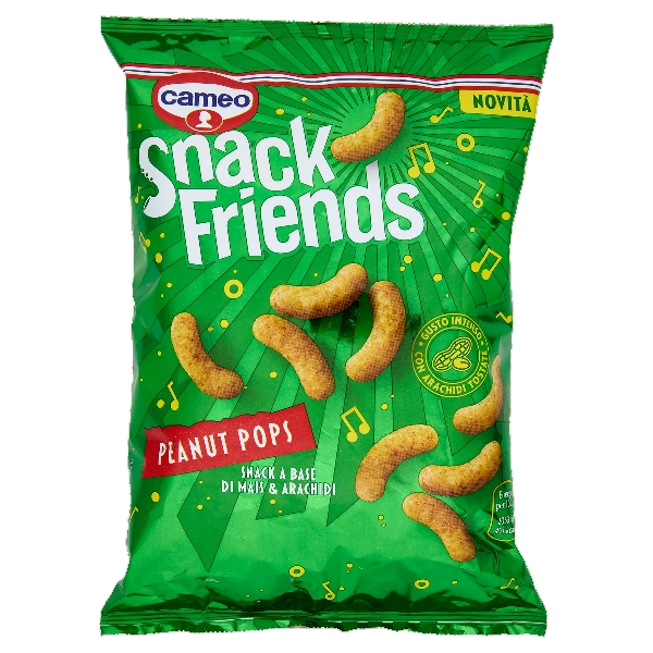 CAMEO SNACK FRIENDS PEANUT POPS 150 GR (10 in a box)