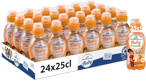 SAN BENEDETTO BABY CHAMOMILE MANDARANCIO PET 250 ML (24 in a box)