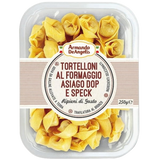 DE ANGELIS STUFFED PASTA TORTELLONI WITH ASIAGO D.O.P. AND SPECK 250 GR (8 in a box)