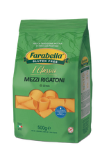 FARABELLA PASTA GLUTEN FREE MEZZI RIGATONI 500 GR (12 IN A BOX)