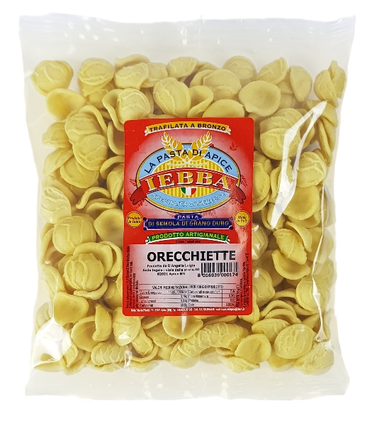 IEBBA FRESH PASTA ORECCHIETTE 500 GR (12 in a box)