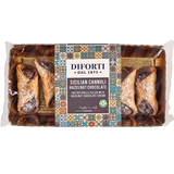 DIFORTI DESSERT CANNOLI FILLED HAZELNUT CHOCOLATE 150 GR (6 in a box)