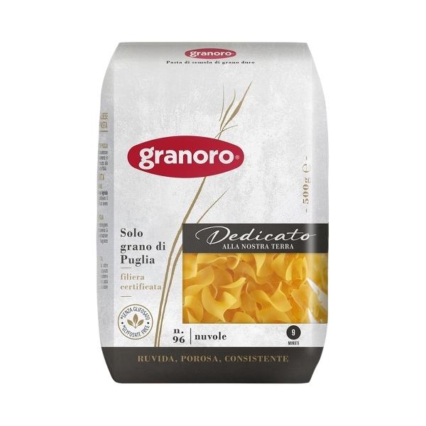 GRANORO PASTA DI SEMOLA NUVOLE N.96 500 GR (10 in a box)