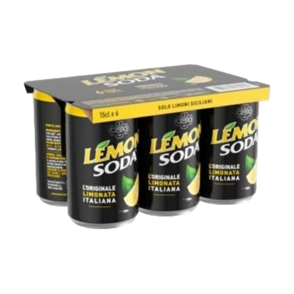 LEMONSODA DRINK LEMON CANS 15 CL X6 (4 in a box)