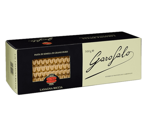 GAROFALO PASTA DI GRAGNANO IGP FORMATI SPECIALI LASAGNA RICCIA 500 GR (12 in a box)