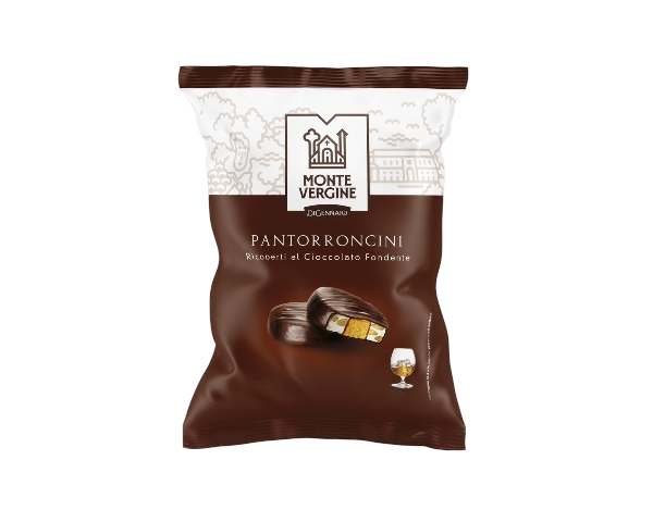 DI GENNARO PRALINES PANTORRONCINI LIQUEUR COVERED WITH DARK CHOCOLATE 150 GR (12 in a box)