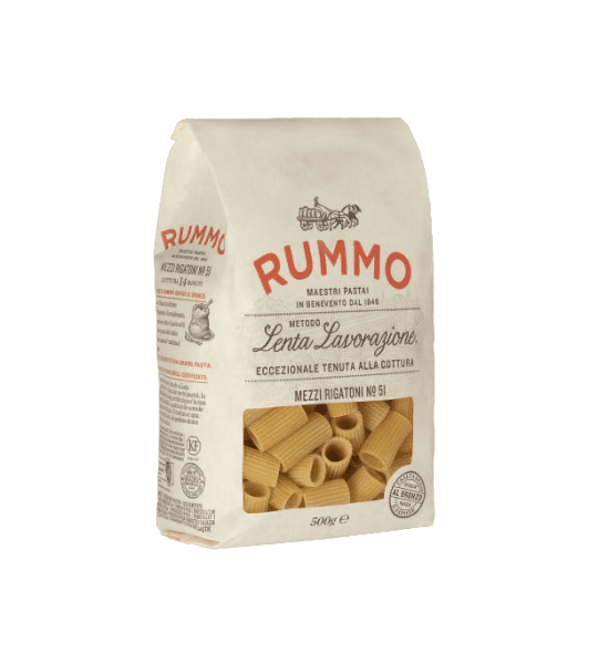 RUMMO PASTA DI SEMOLA MEZZI RIGATONI N.51 500 GR (16 in a box)