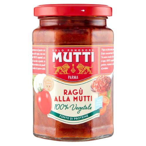 MUTTI PASTA SAUCE RAGU' ALLA MUTTI 100% VEGETAL 280 GR ( 6 in a box)