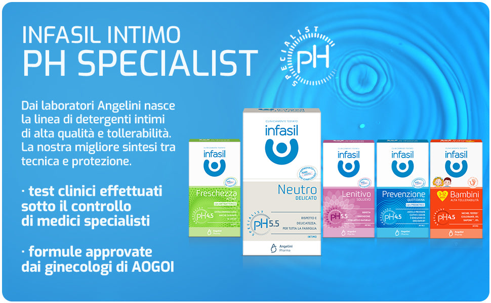 INFASIL INTIMATE WASH NEUTRO DELICATO PH 5.5 REFILL 400 ML (6 IN A BOX)