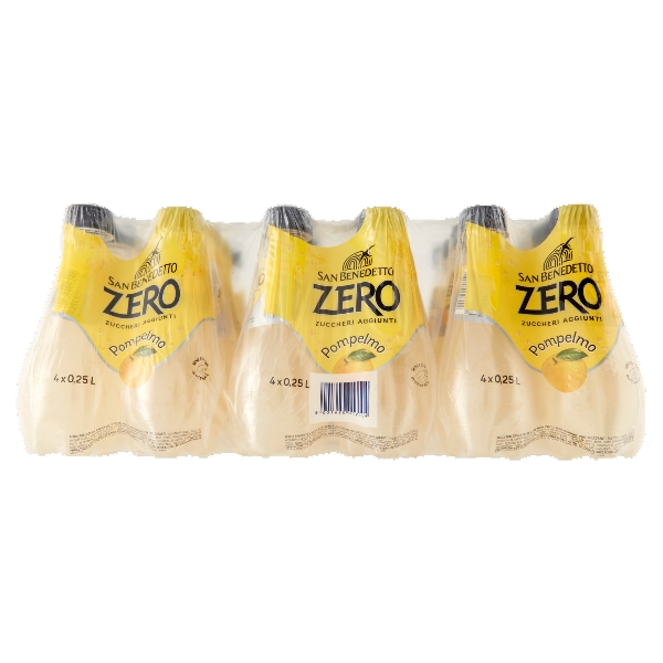 SAN BENEDETTO ZERO GRAPEFRUIT PET 25 CL X4 (6 in a box)